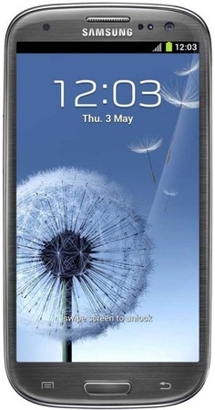 Смартфон Samsung Galaxy S3 GT-I9300 16Gb Titanium grey - Партизанск